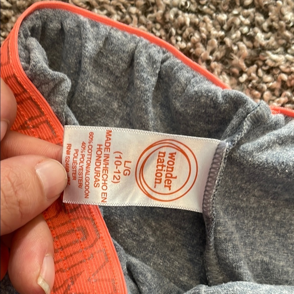 Wonder Nation Gray Kids Shorts - Picture 4 of 4